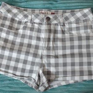 ❤️ Bundle 2 for $15 Sonoma size 11 grey / white check shirts NW/OT